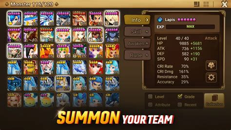 Rune Optimization for Different Monster Roles in Summoners War